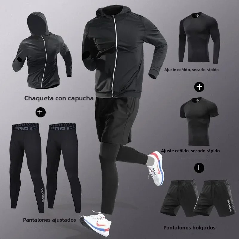 TK Conjunto De Entrenamiento Para Hombres Fibra De Hielo Secado Rápido Running Fitness Completo Para Maratón Ciclismo Gimnasio