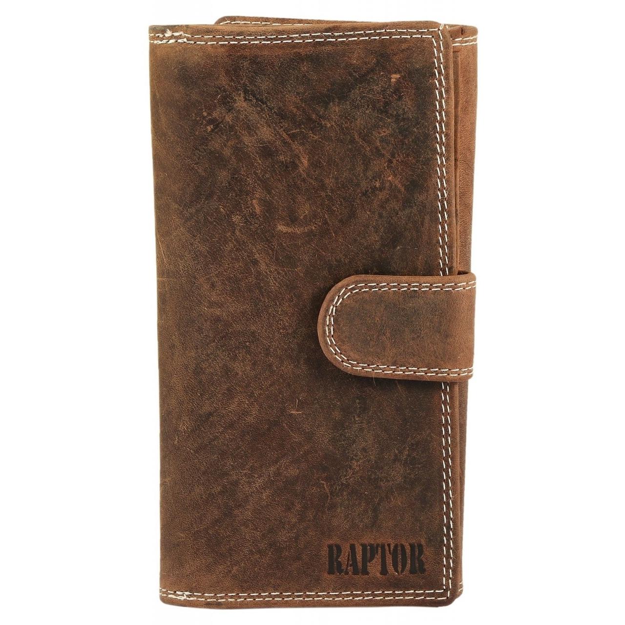RAPTOR® Cartera Senhora em Couro Genuíno
