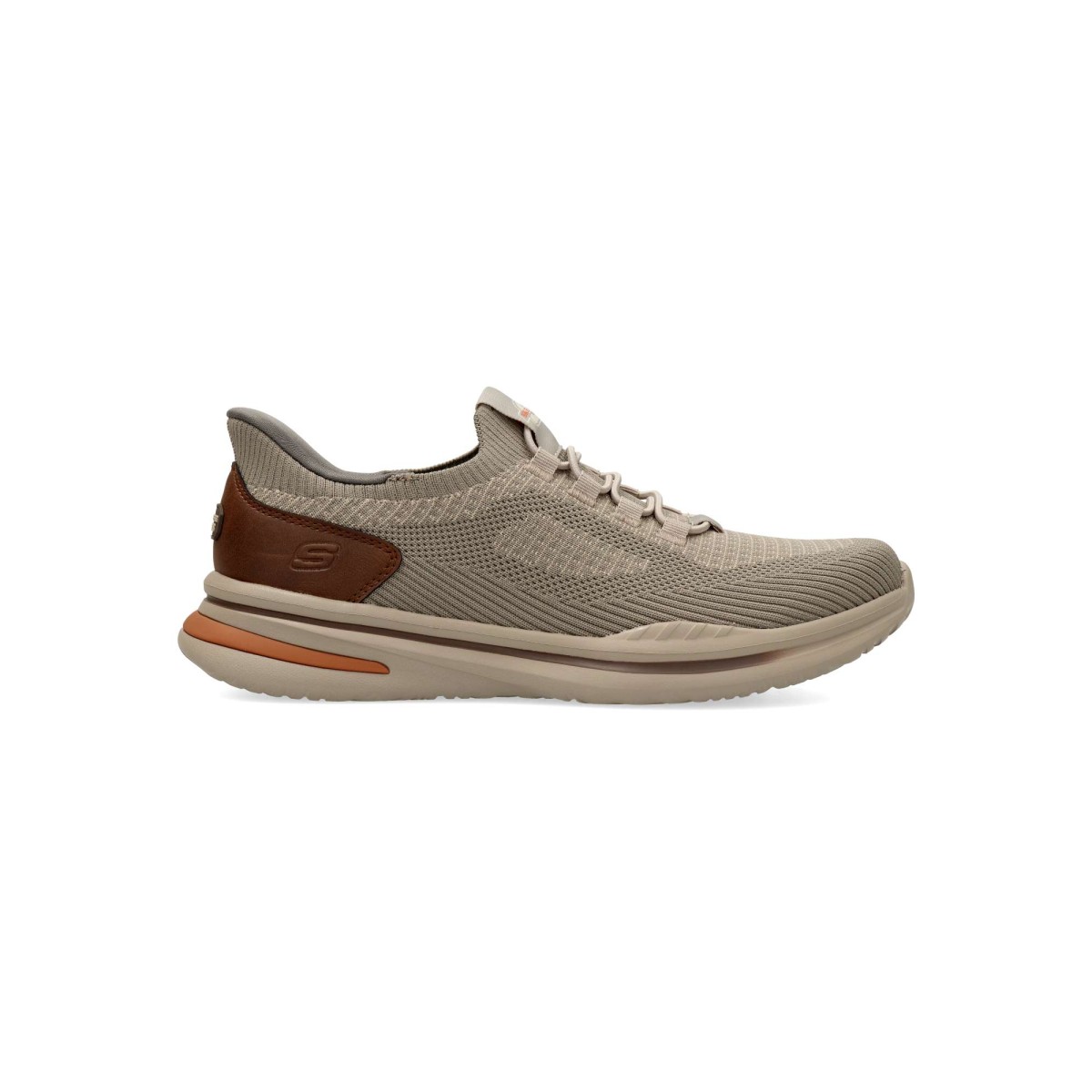 Skechers - Zapatillas deportivas hombre Slip-ins Norlan Alonso con tecnología Heel Pillow™ y plantilla Air-Cooled Memory Foam™ con carbón