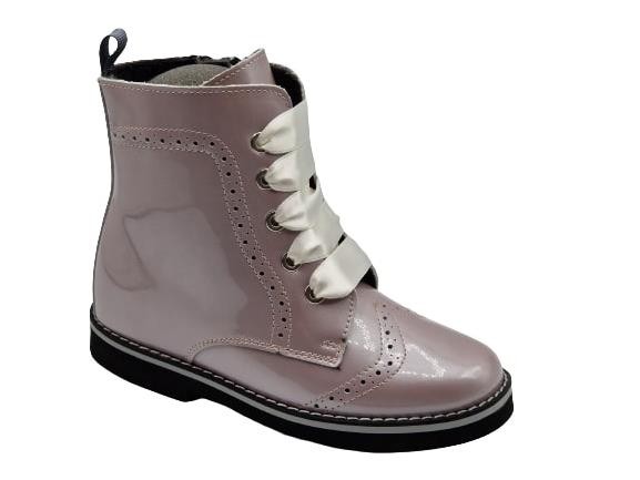 GUXS - Botas de charol para vestir niñas, modelo Guxs 205, bajas y elegantes para ocasiones especiales, ideales para uso diario y eventos formales