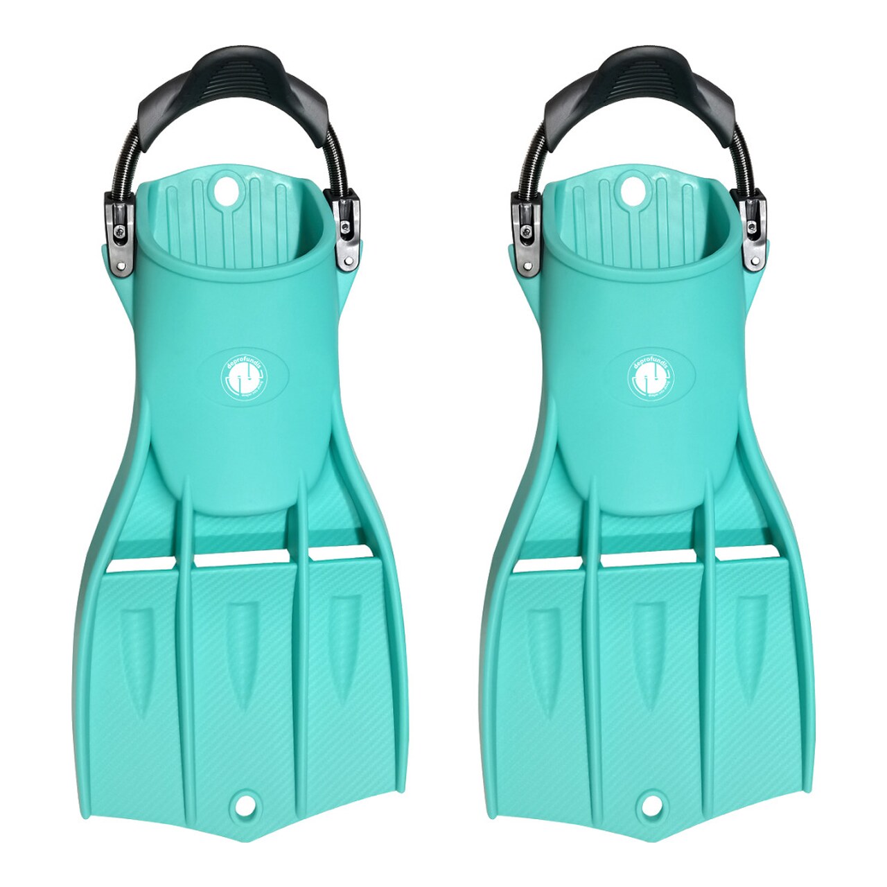 Aletas De Buceo De Goma Natural Con Calzante Dp F1 DP-F19A-AQU-L/XL L-XL-M-ML