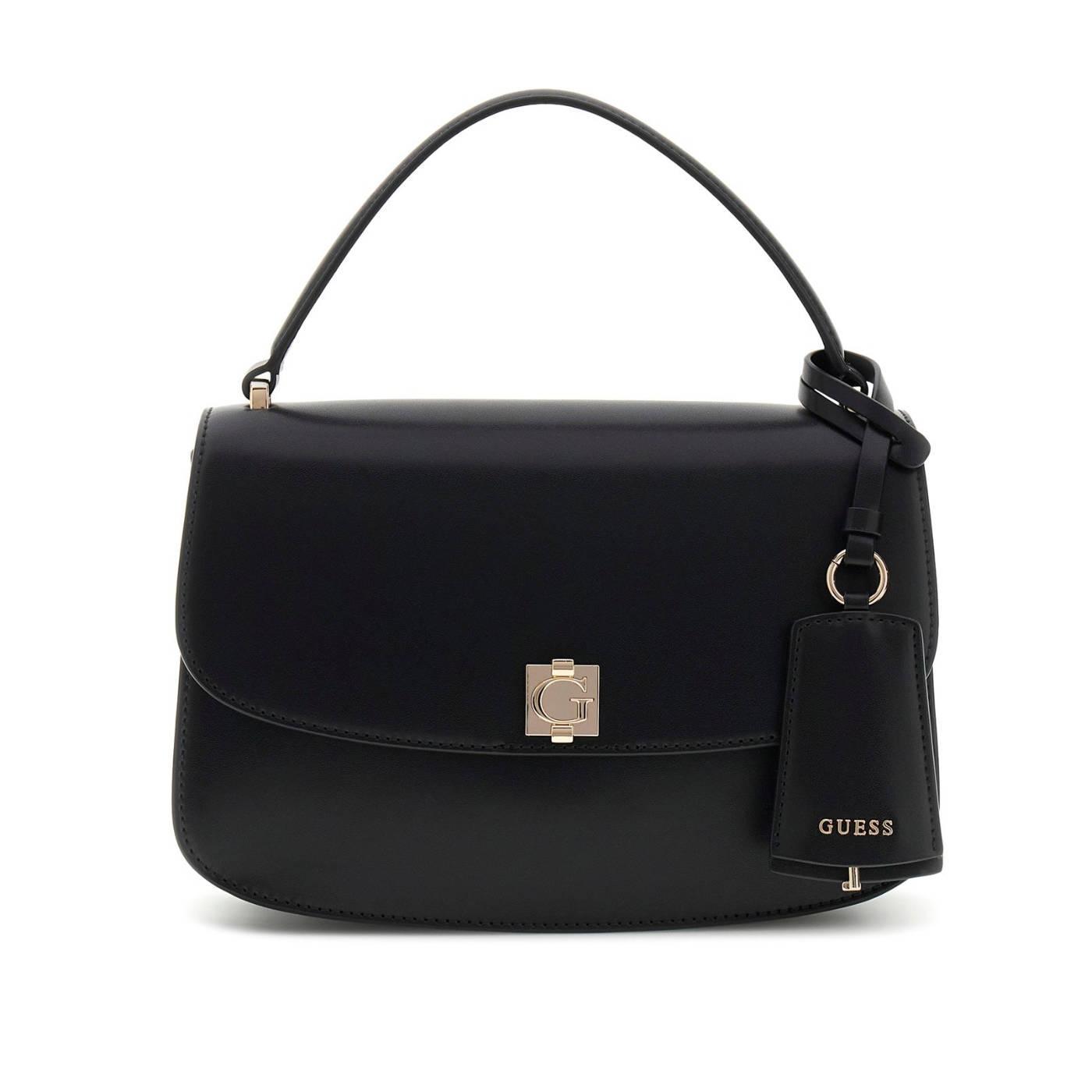 Bolso bandolera Guess Audrey negro para mujer