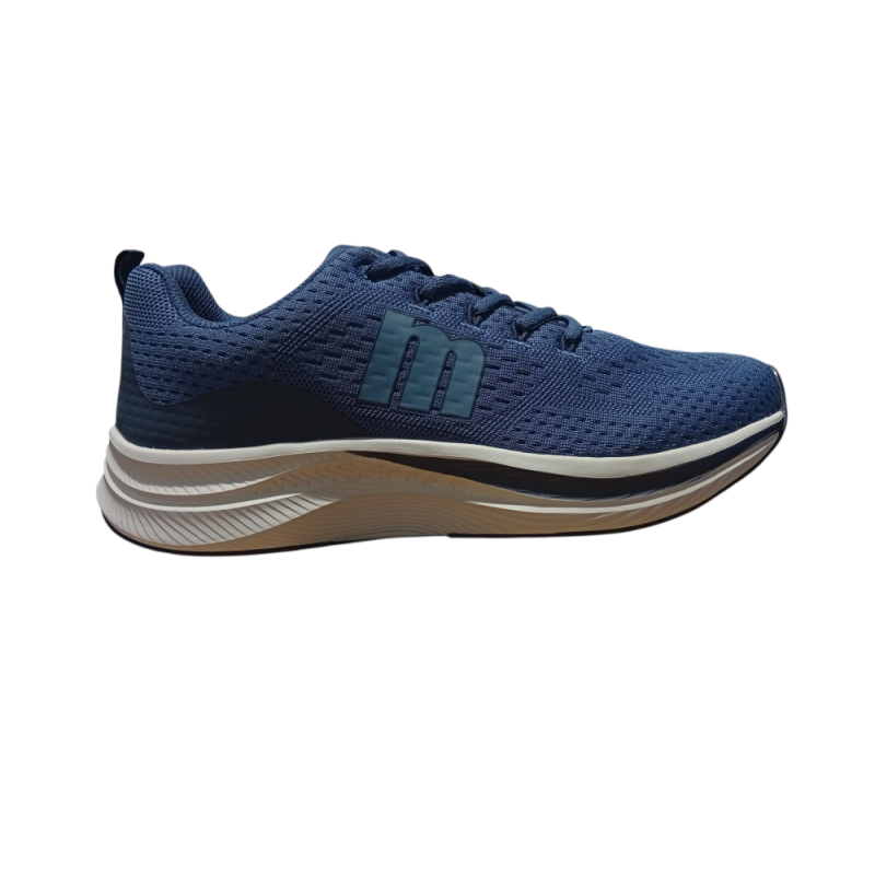 Zapatilla azul MUSTANG KNITTING marino 84788-M