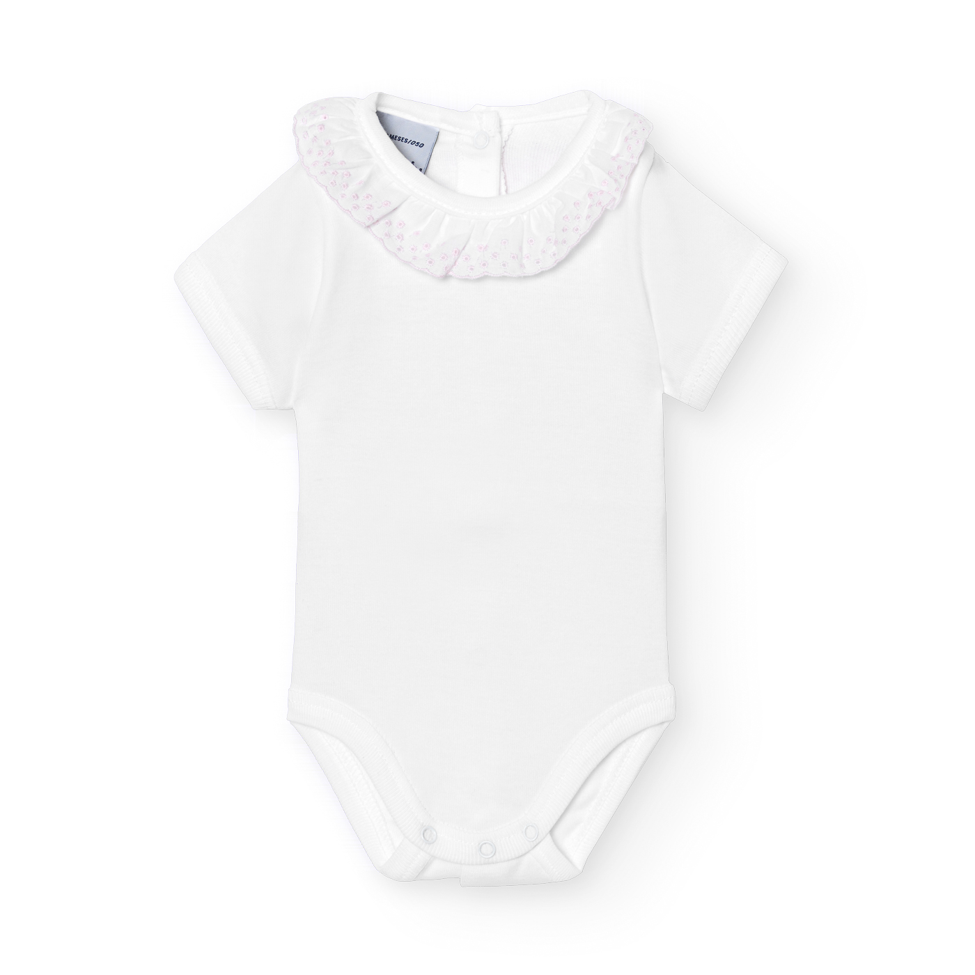 Basicos Babidu pack de 2 bodys manga corta cuello batista