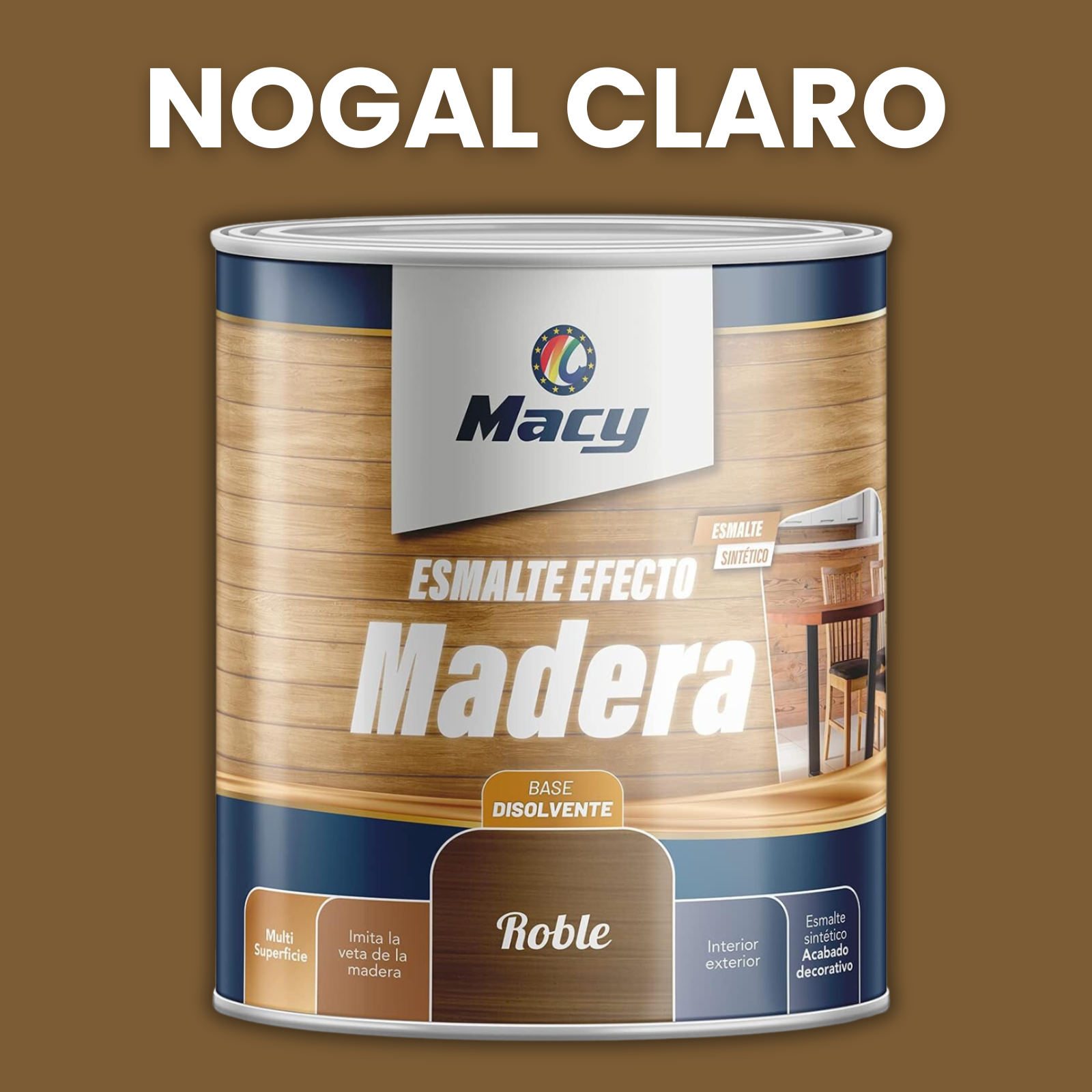 Macy Esmalte Efecto Madera - Satinado | Interior/Exterior