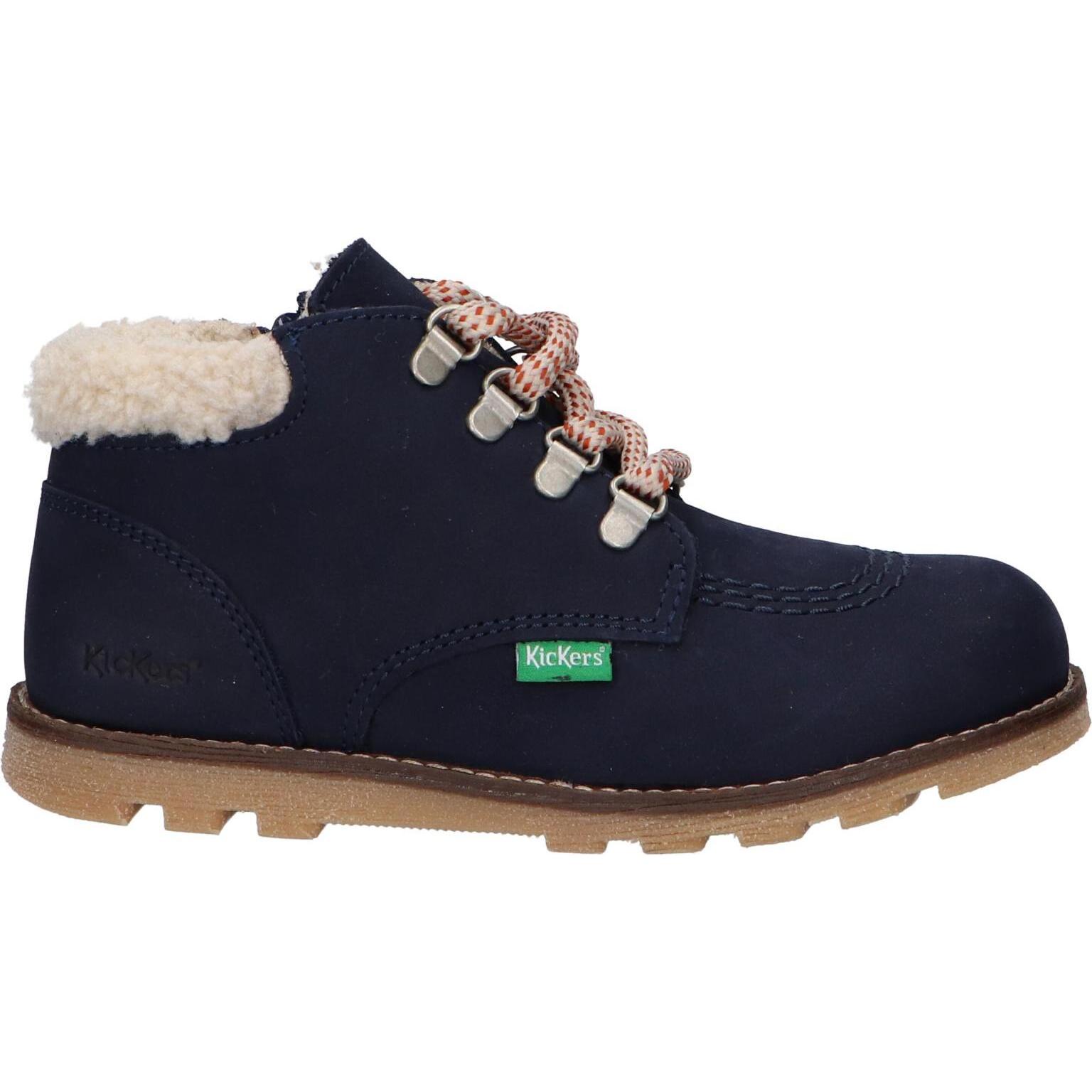 Kickers girl and boy ankle boots 735140 -10 nonohook 10 marine
