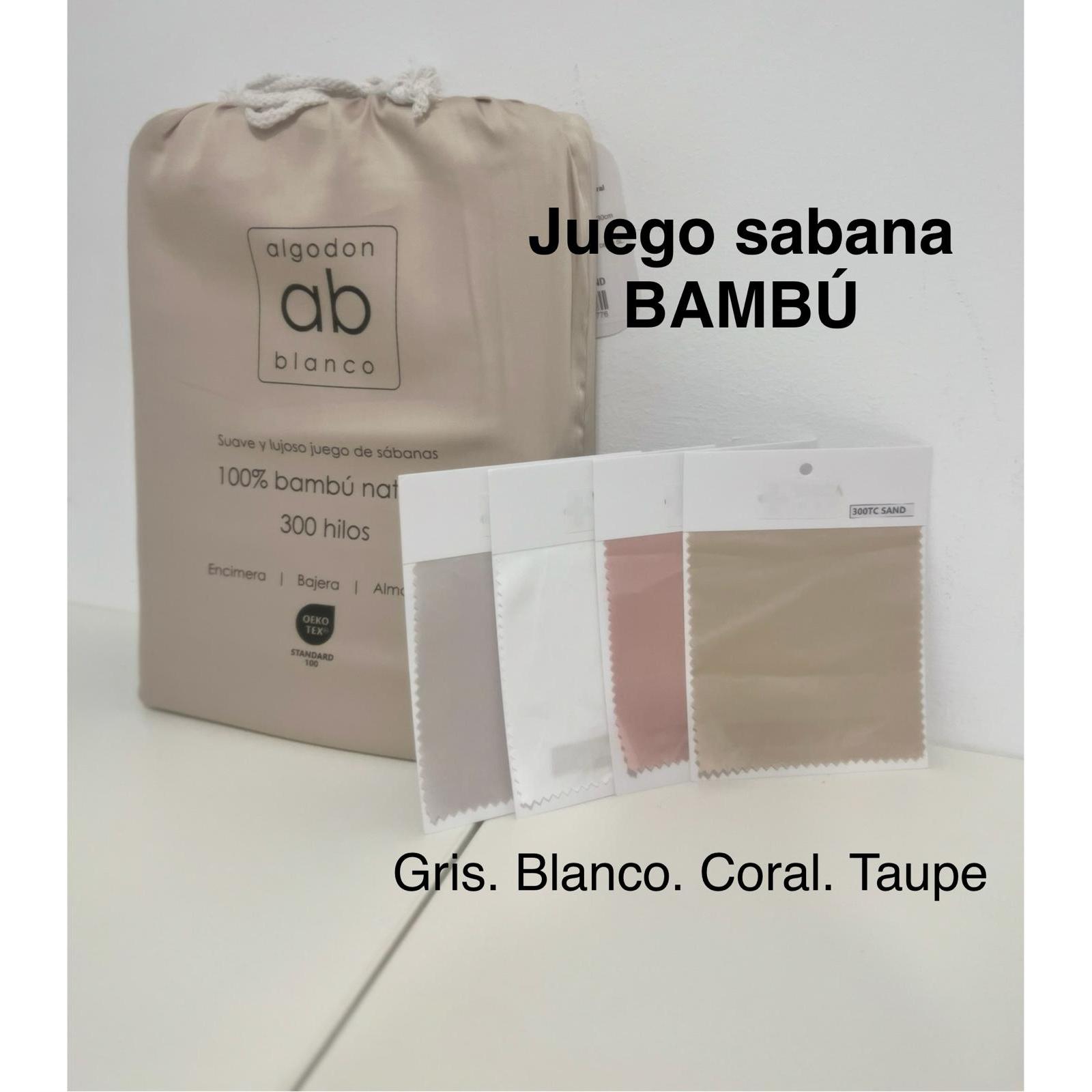 Juego de Sábanas Bambú 100% Natural Compromiso Ecológico y Confort Premium