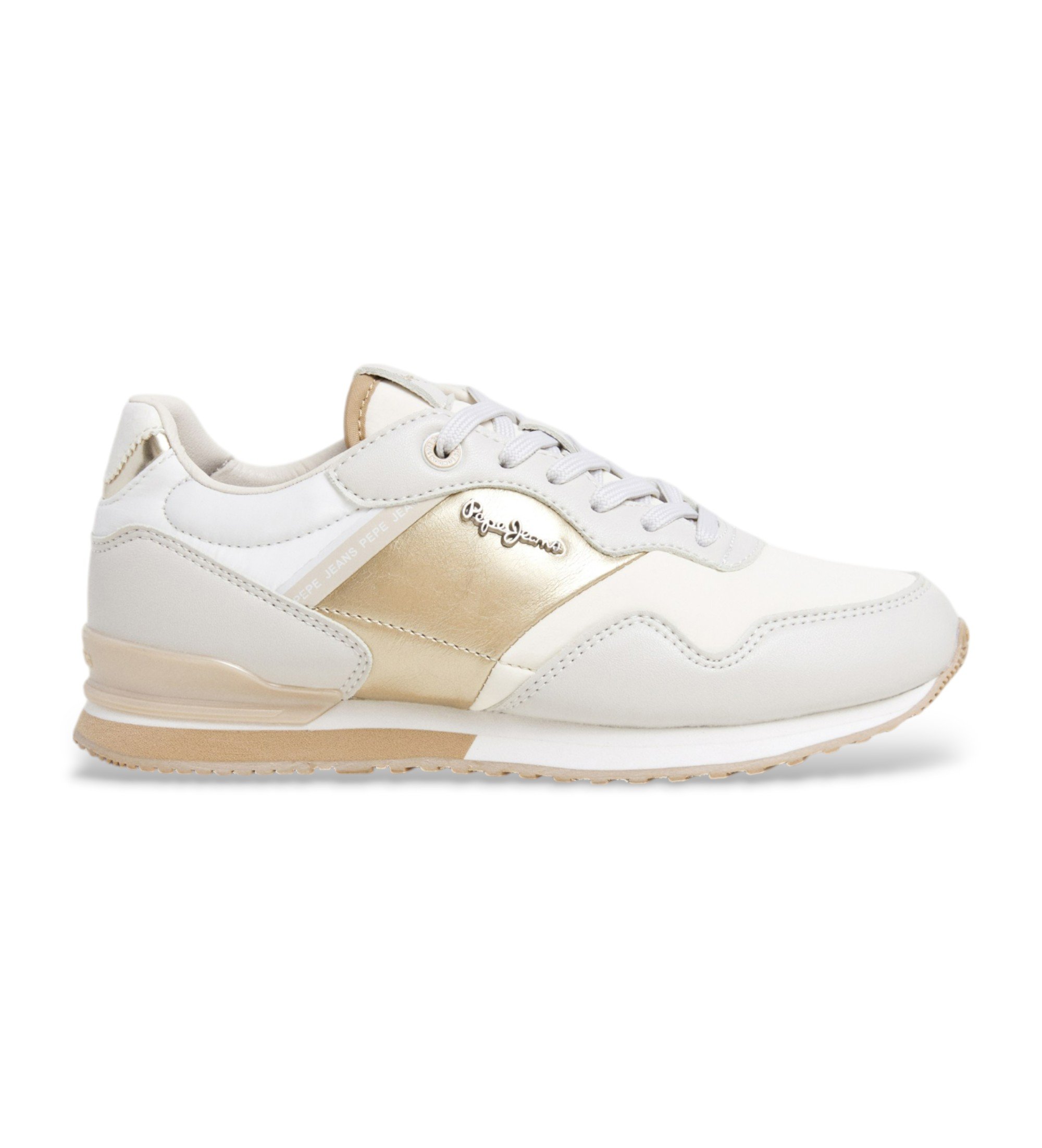 Pepe Jeans | Mujer | Zapatillas London Shine beige