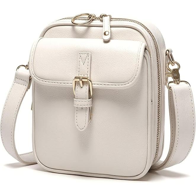 Bolsos cruzados pequeños para mujeres de cuero vegano, carteras mensajero, monedero vintage antirrobo, bolsos de hombro con ranuras para tarjetas