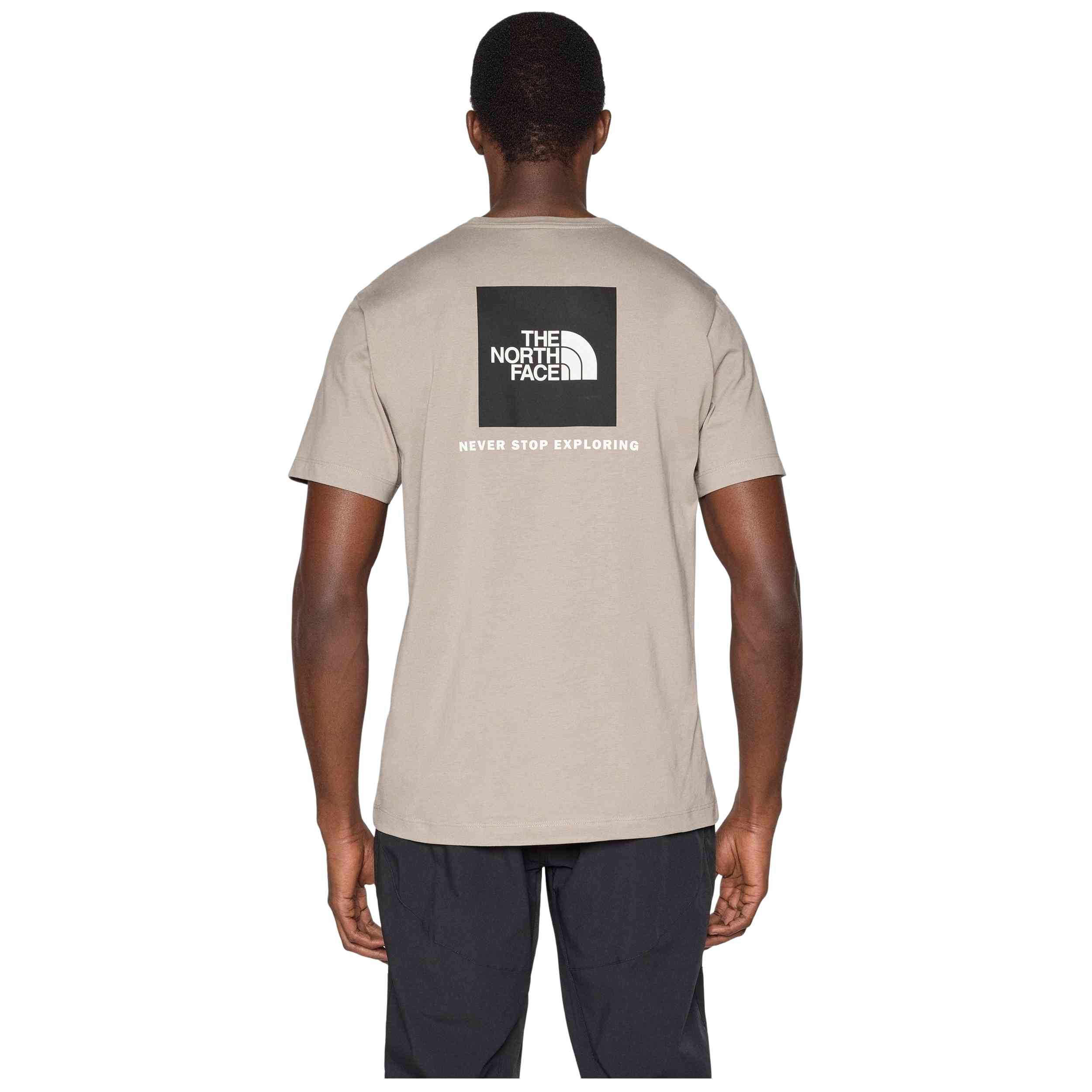 Textil The North Face modelo M Evolution Box Nse Regular Short Sleeve Stone Slab en color Marrón