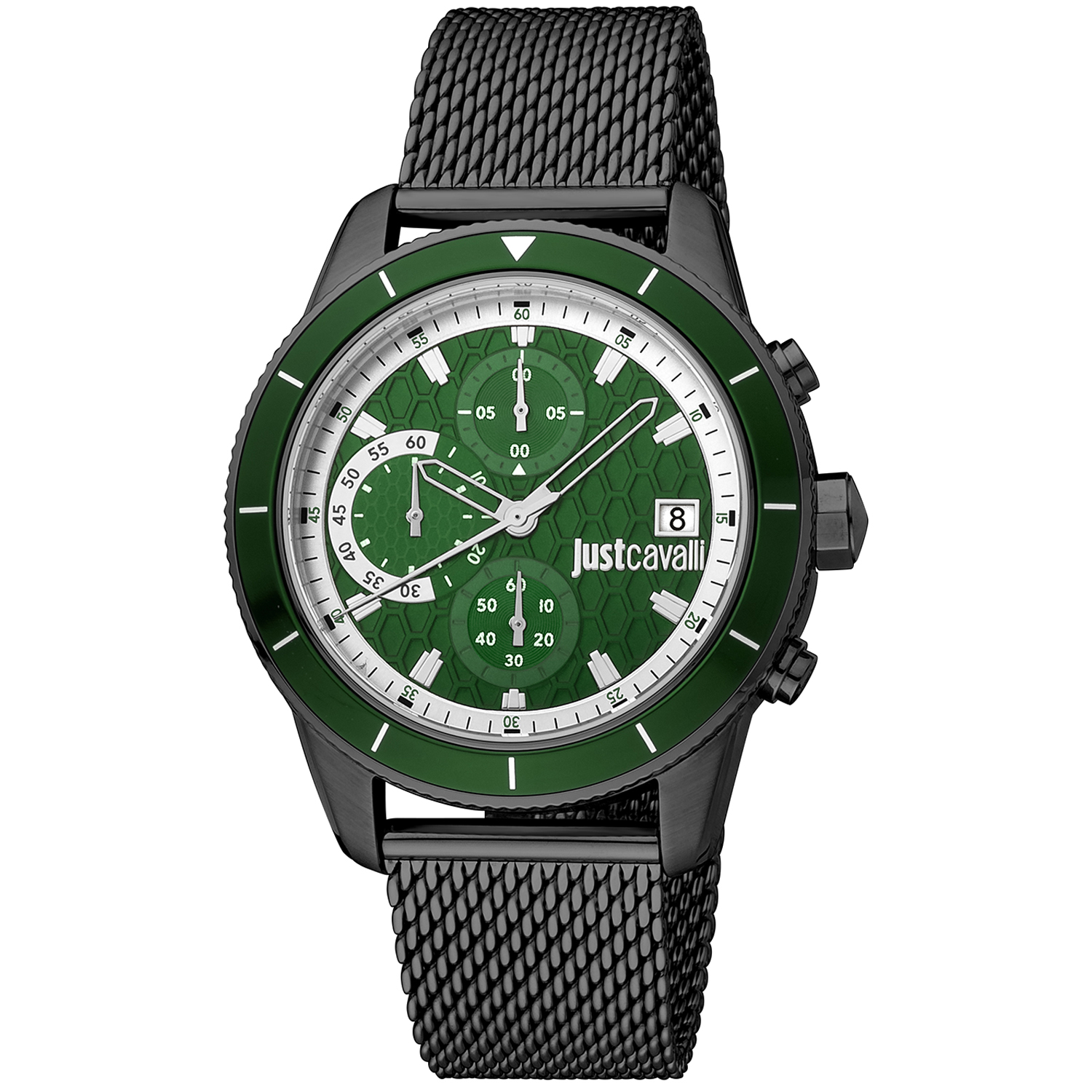 Just Cavalli Reloj Hombre Analogico Cuarzo con Correa de Acero inoxidable JC1G215M0065