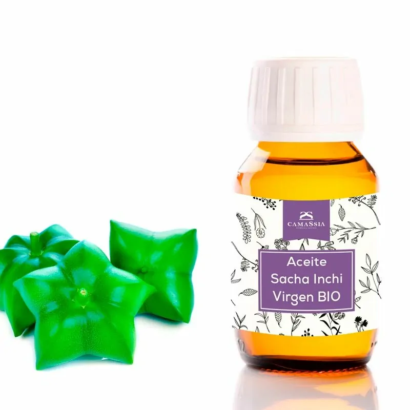 Camassia Aceite de sacha inchi virgen BIO | Aceites vegetales | Procedente de agricultura ecológica, primera presión en frío