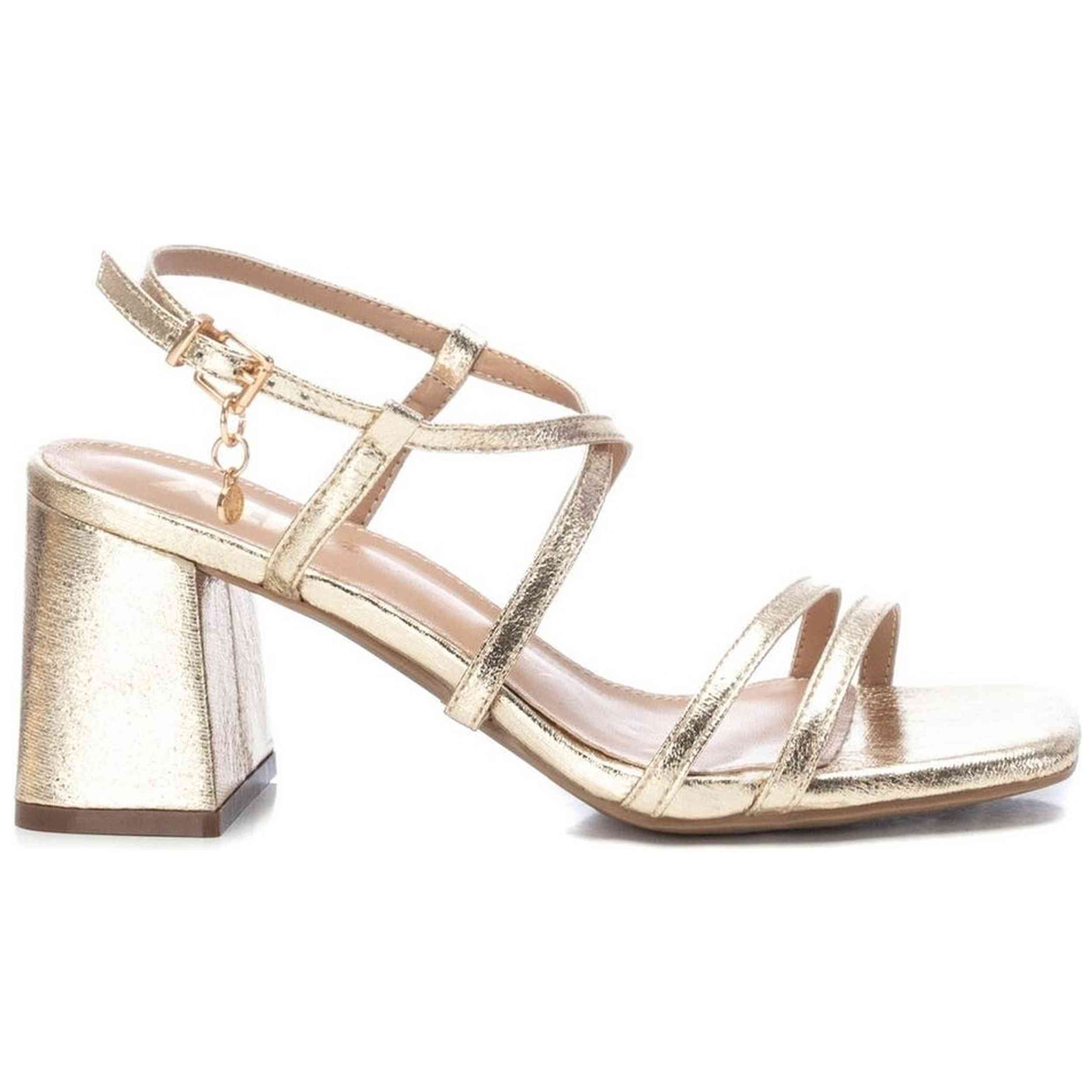 Sandalias De Tacon Xti modelo 135-142351 para Mujer en color Beige