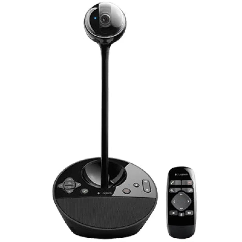Logitech - Cámara web BCC950 para videoconferencias en oficina o teletrabajo, Full HD 1080p con óptica Carl Zeiss y micrófono omnidireccional hasta 2,5 m