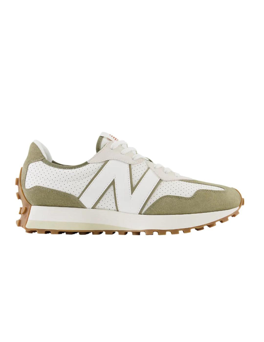 Zapatilla New Balance 327 Verde Kaki - Ligera y Transpirable