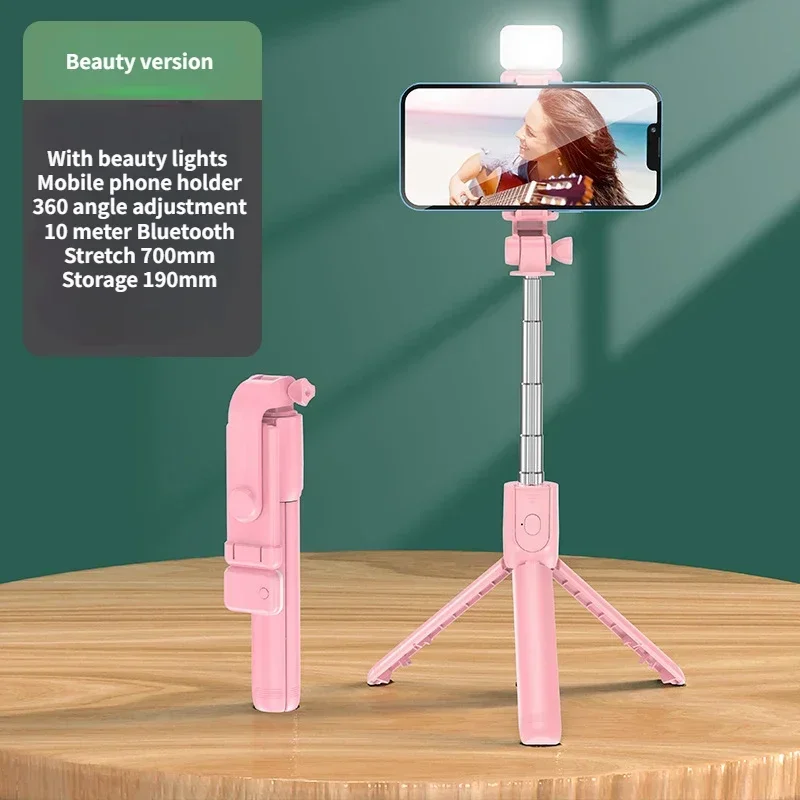OmHome Smartphone Vlogging Kit for iPhone Android with Tripod Mini Microphone Starter Vlog kit for TikTok Live Stream Video YouTube