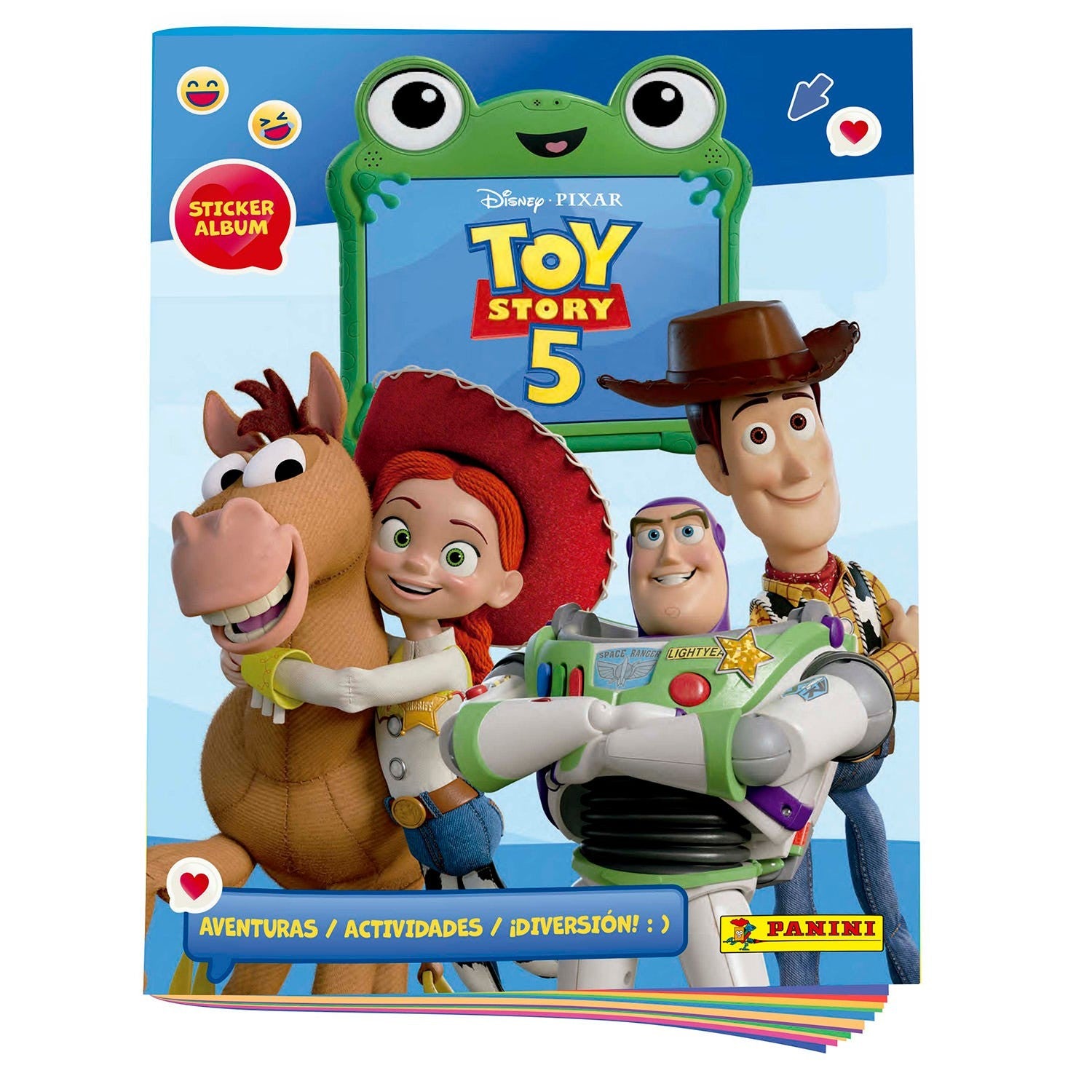 Álbum Panini Toy Story 5 – Colección Oficial (32 páginas + 4 sobres de regalo)