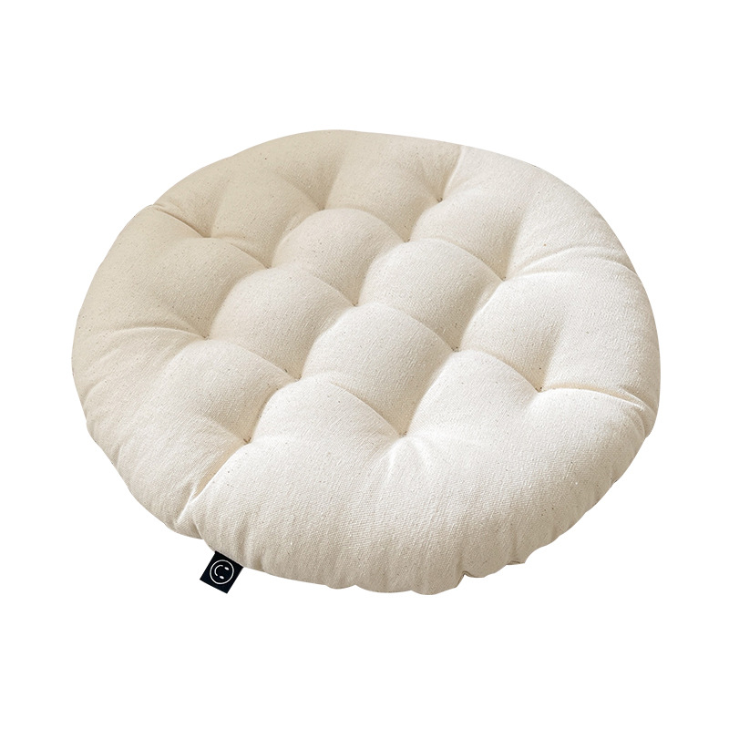 Cojín para silla en color blanco - Dim: 40 x 40 x 6 cm Cojín para silla