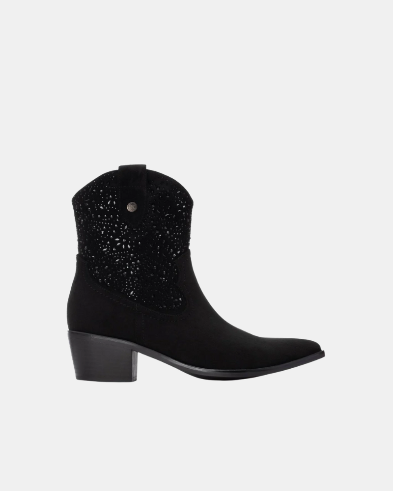 XTI 144309 Botines Cowboy Mujer Negro
