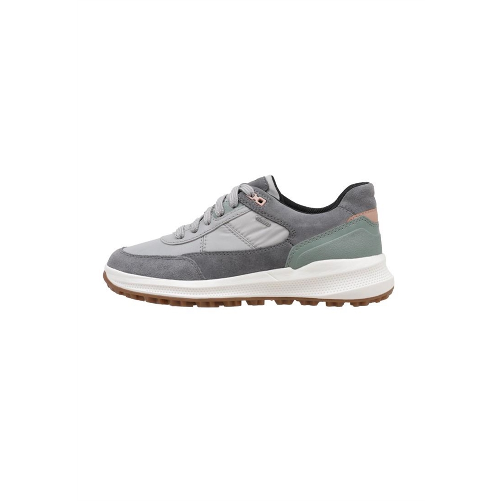 Geox D PG1X B ABX A Deportivas Planas Mujer Gris