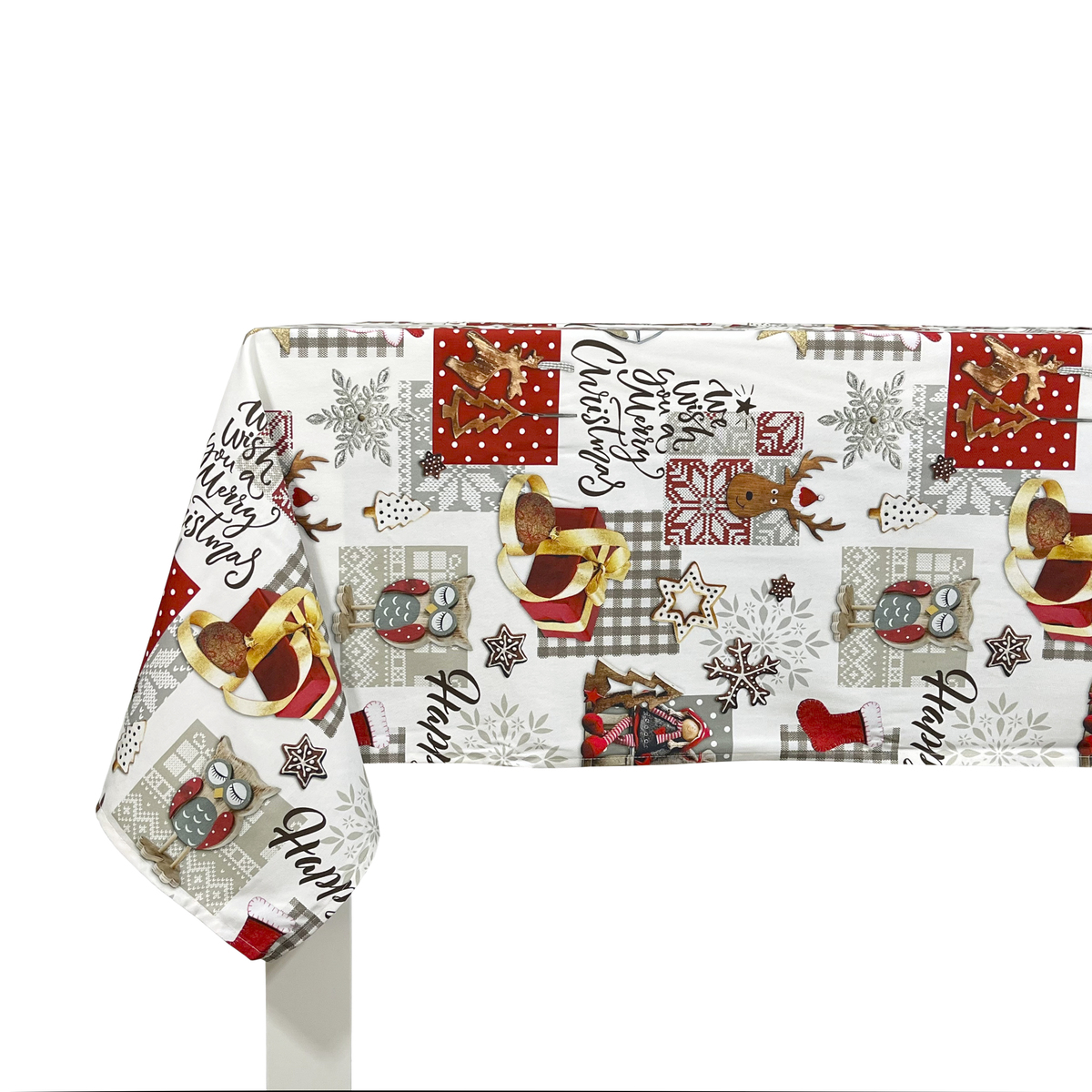 NAF NAF - Mantel de Navidad NAIVE. Varios tamaños disponibles.