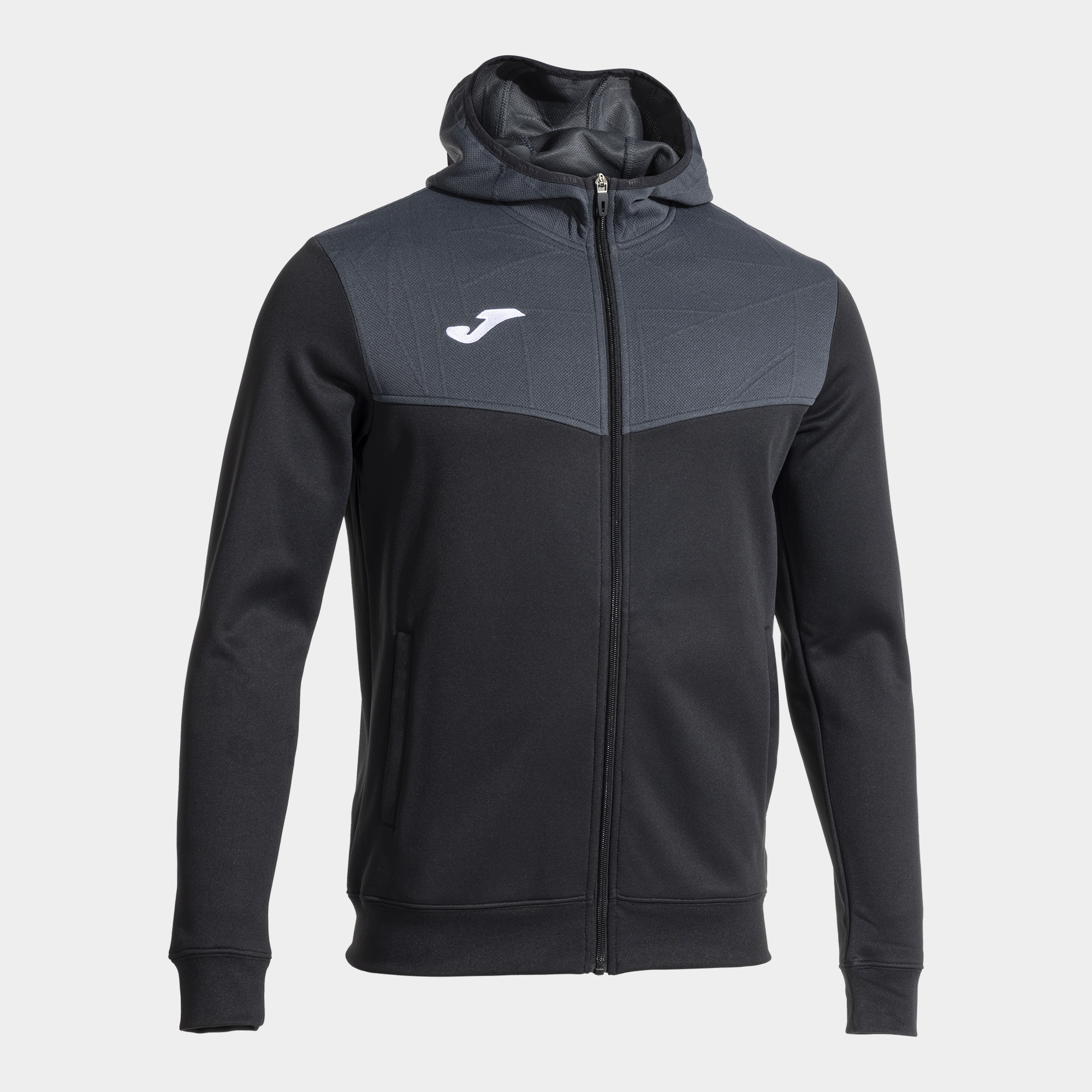 JOMA CHAQUETA CON CAPUCHA CAMPUS STREET NEGRO Talla 12 (2XS) Niño Junior
