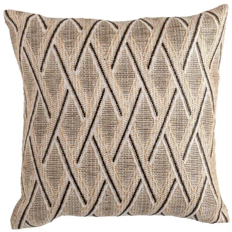 Gerimport Cojín Tejido Natural 45 X 45 X 15 Cm - Rellenos de Cojín