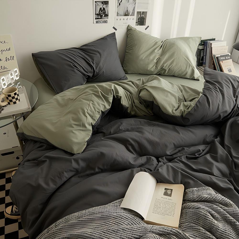 Juego de Funda Nórdica 4 Piezas de Alta Calidad Ropa de Cama, Tejido de Algodón, Tacto Extra Suave, Varios Tamaños Disponible