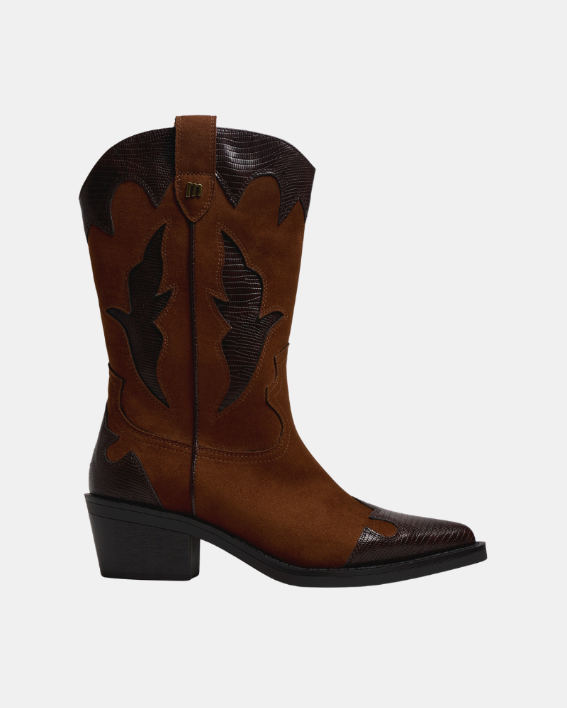 MUSTANG 56371 Botines Cowboy Mujer Marrón
