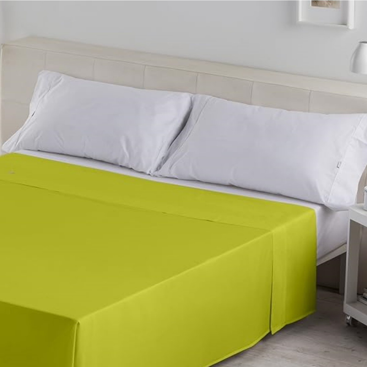 Sábana Encimera  Sábana Encimera de Microfibra Extra Suave Sin Arrugas para Cama de 90/160x250cm 105/170x250cm 135/200x250cm 150/215x250cm 180/245x250cm