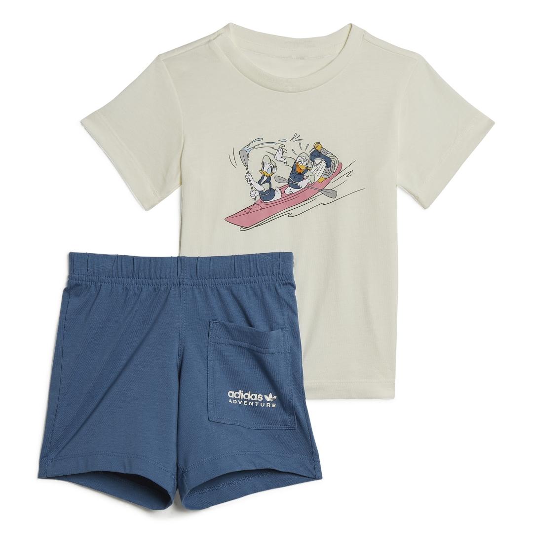 Conjunto Niño adidas Short Tee Set Donald Blanco