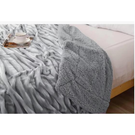 Mantas Sofa/Cama Reversible Sedalina Plaid Franela Moderna, Manta Polar de Sherpa Multiuso con Microfibra Extra Suave y Borreguitos, 3 medidas, 8 colores