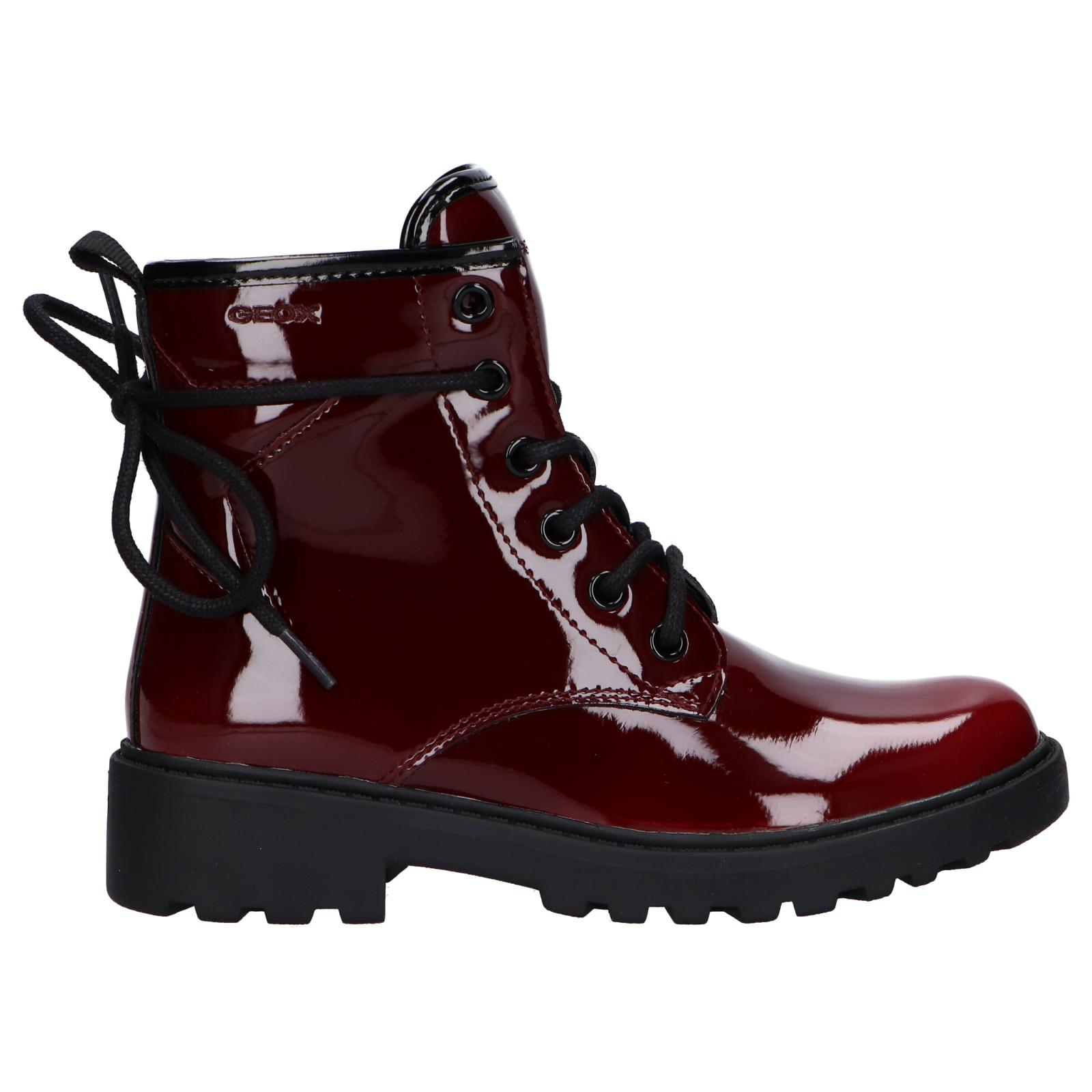 Women's and girls ankle boots geox j9420g 0003x j casey c7005 bordeaux
