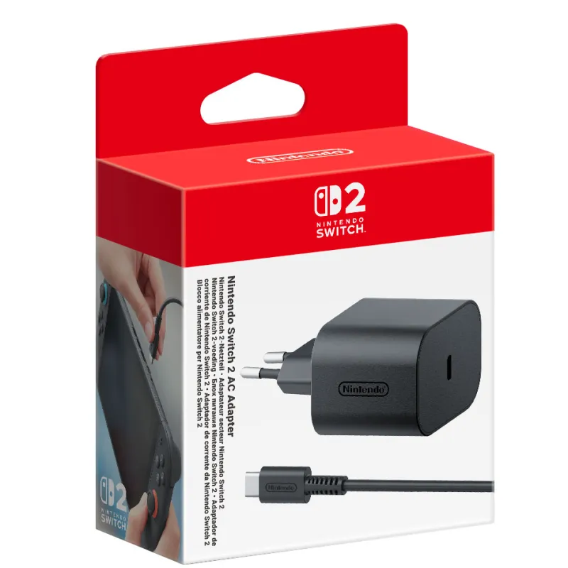 ADAPTADOR DE CORRIENTE PARA NINTENDO SWITCH 2 NINTENDO SWITCH Y NINTENDO SWITCH LITE