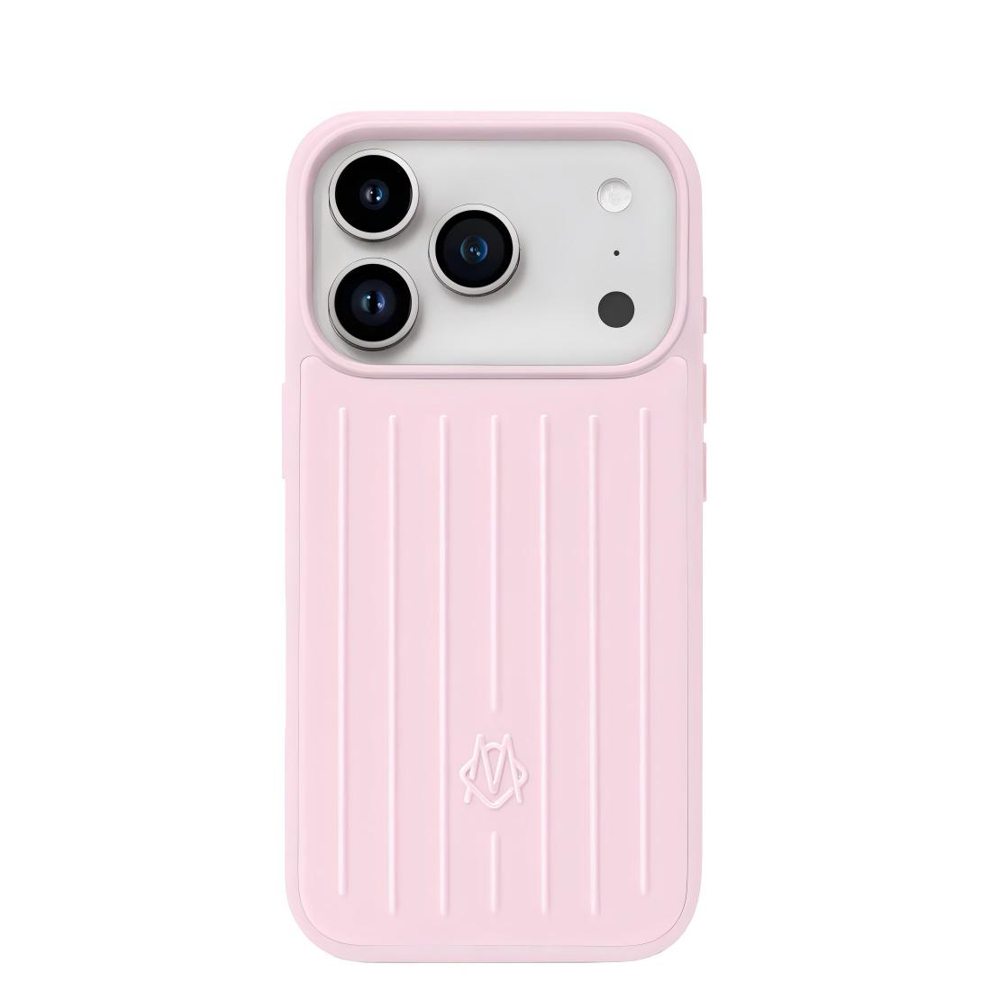 Funda para iPhone 17 / 17 Pro / 17 Pro Max  rosa ballet diseño de maleta con ranuras compatible con MagSafe funda protectora rígida de PC  resistente a caídas y golpes