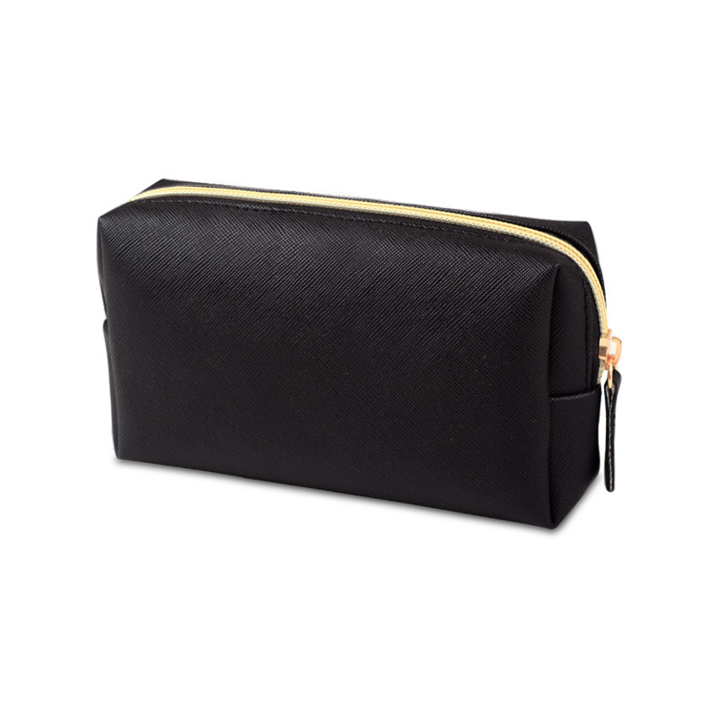 CA Bolso De Cosméticos Para Mujer En PU Impermeable Color Sólido Organizador De Maquillaje Portátil Para Viaje Bolsa De Almacenamiento De Toallas Neceser
