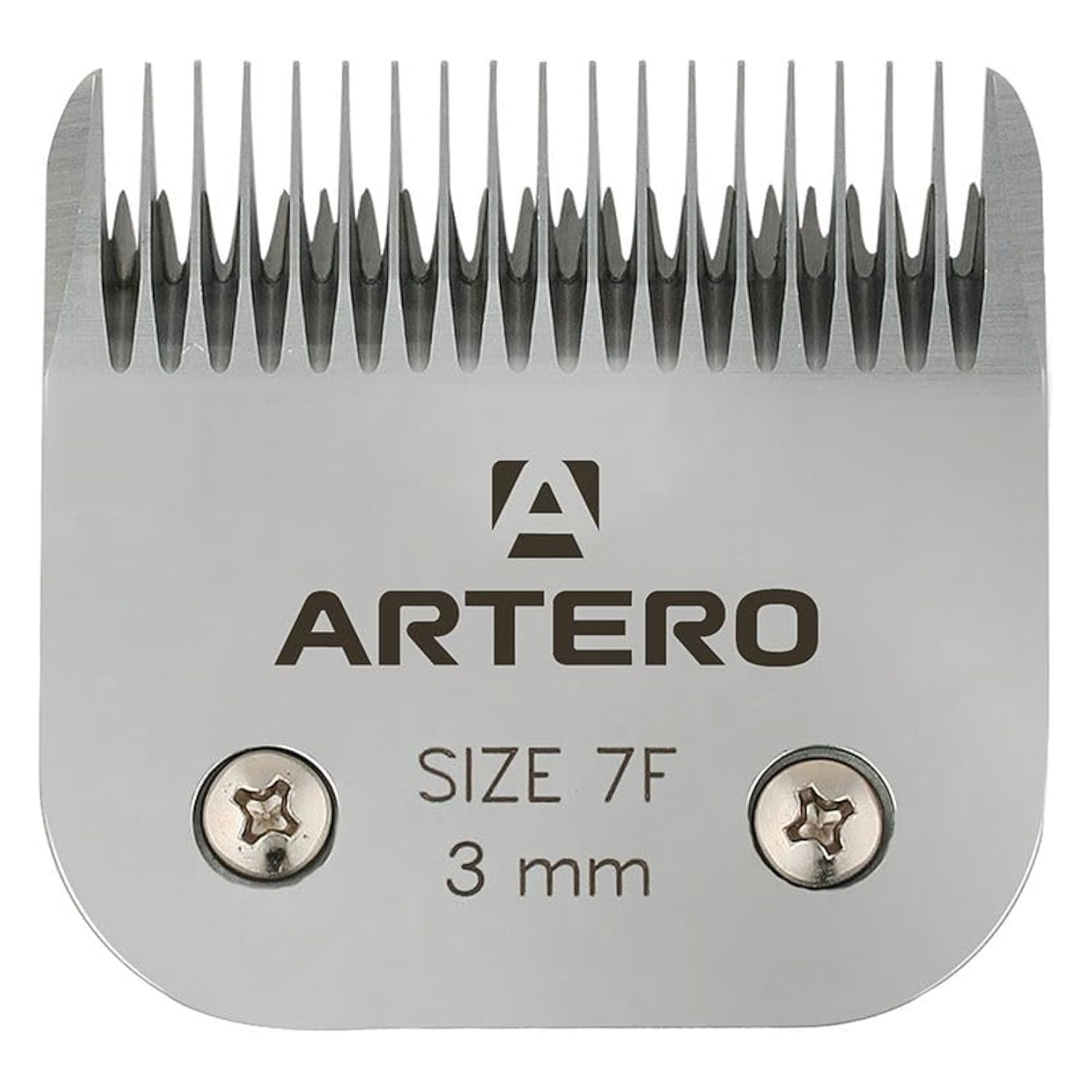 Artero cuchilla A5 n.º 7F de 3 mm para máquina cortapelos, corte corto de acabado, acero 62 HRC, compatible con Andis y Moser
