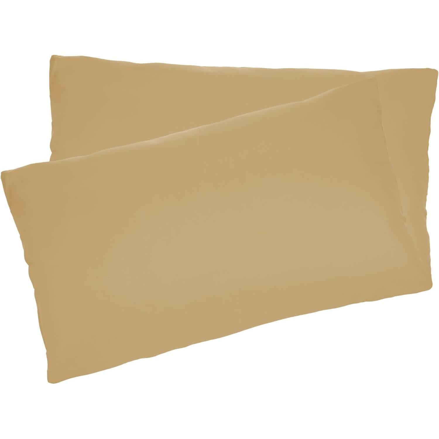 C.A | Juego de 2 Fundas de Almohada 🛏️ | 100% Microfibra | Con Cierre de Cremallera | Transpirables y Ultra Suaves