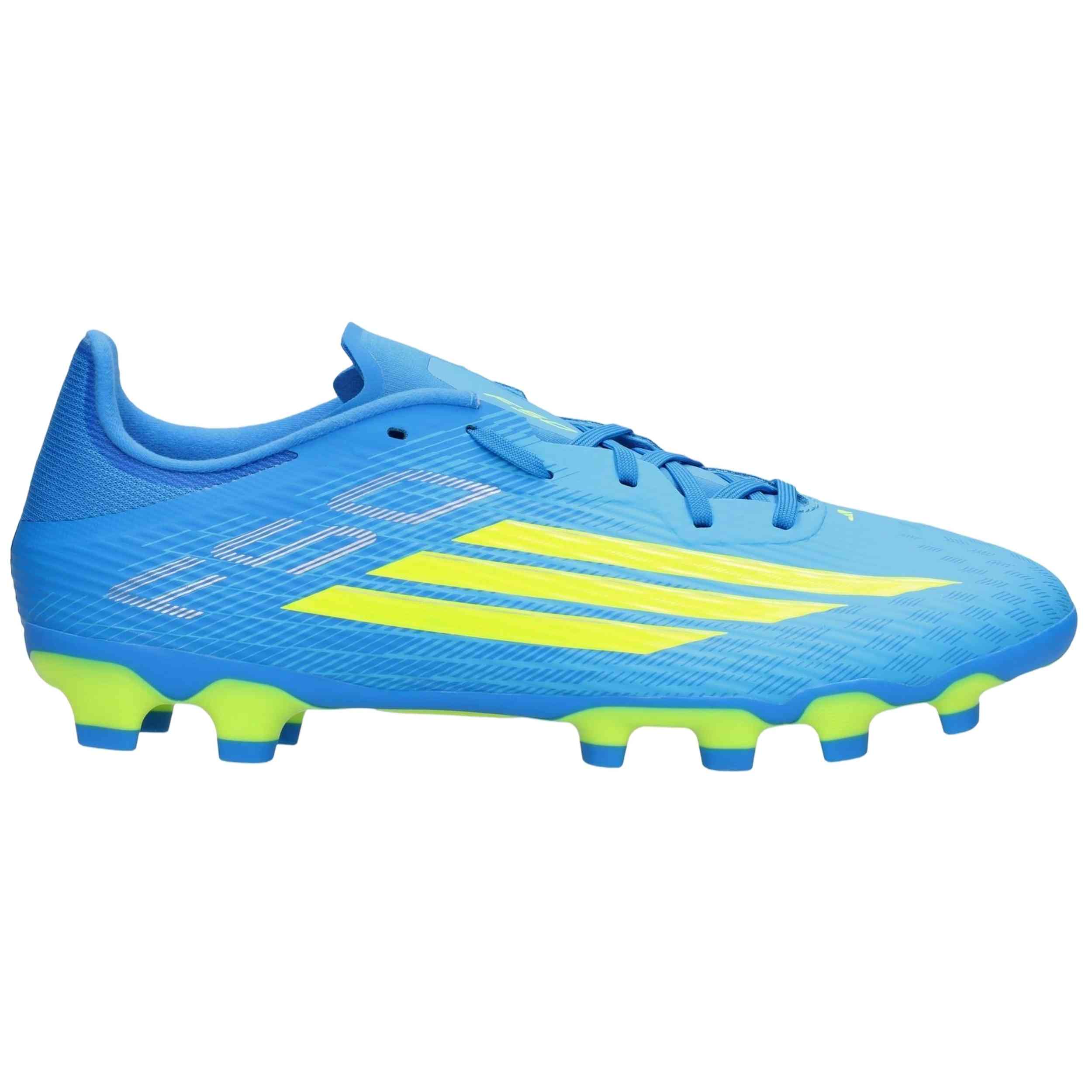 Zapatillas Adidas modelo F50 League Mixed Ground Lucid Ray para hombre y mujer en color Azul