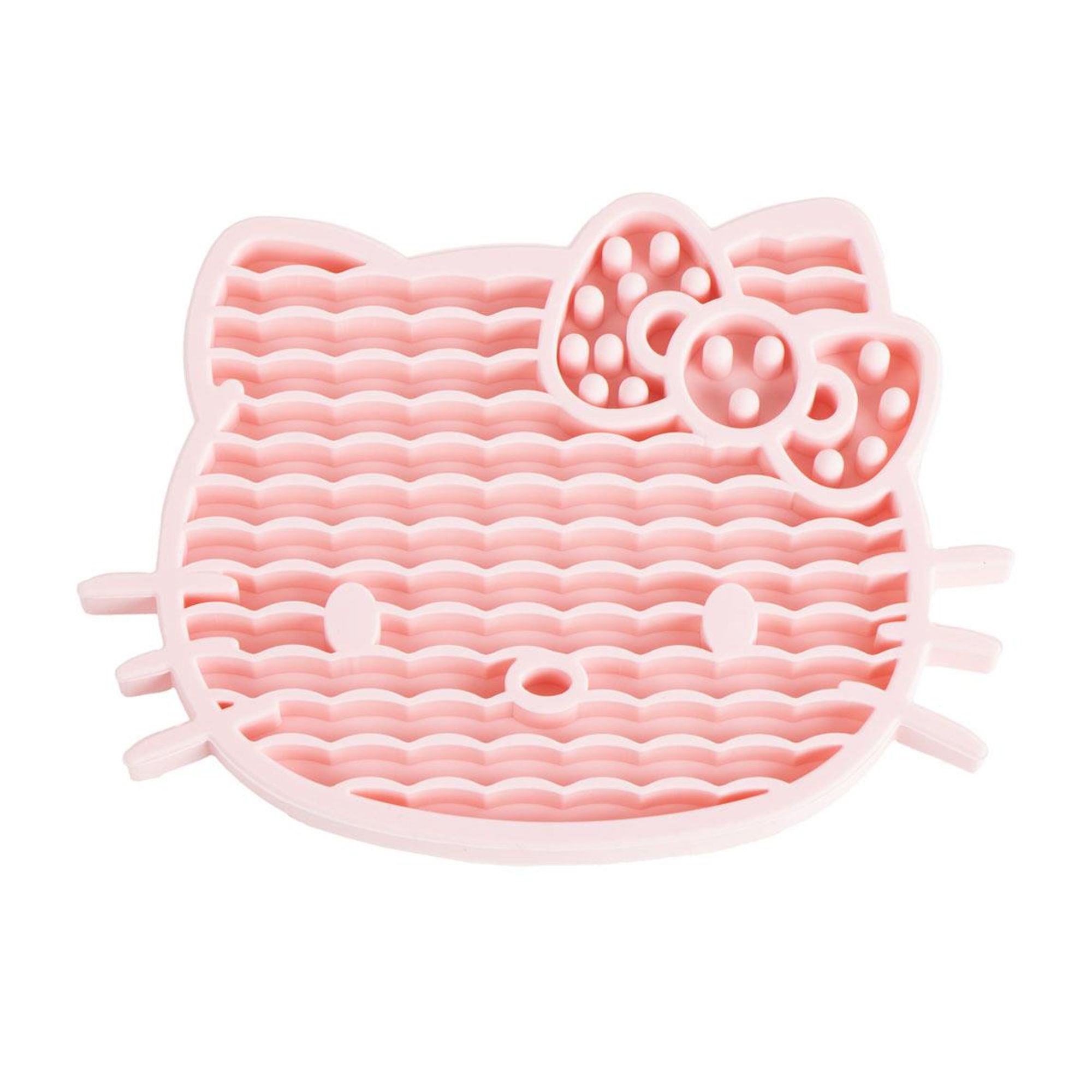 Comedero de Silicona para Mascotas con Diseño de Hello Kitty, Antideslizante, Flexible y Resistente, Ideal para Viajes, Paseos y Uso Diario