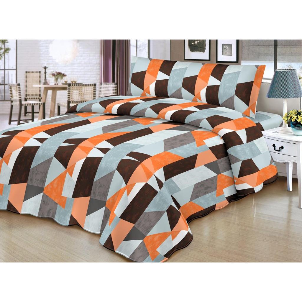 Juego de Sábanas 3 Piezas, Sábana Encimera, Bajera Ajustable y Funda de Almohada, 100% Poliéster, Tacto Suave, Diseños Modernos. ✅ Envíos a España en 48/72h