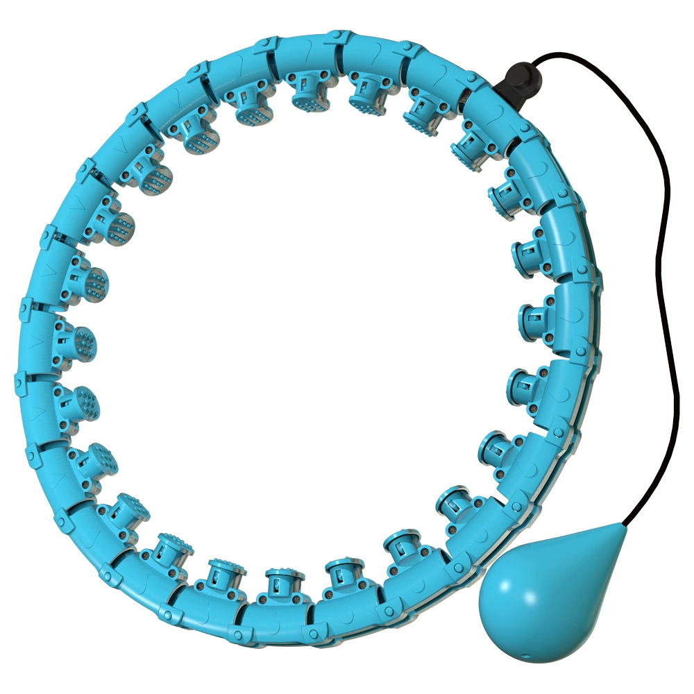 Hula hoop para masajes, hula hoop para bajar de peso, hula hoop inteligente para fitness 2 en 1, desmontable, hula hoop deportivo para fitness para principiantes
