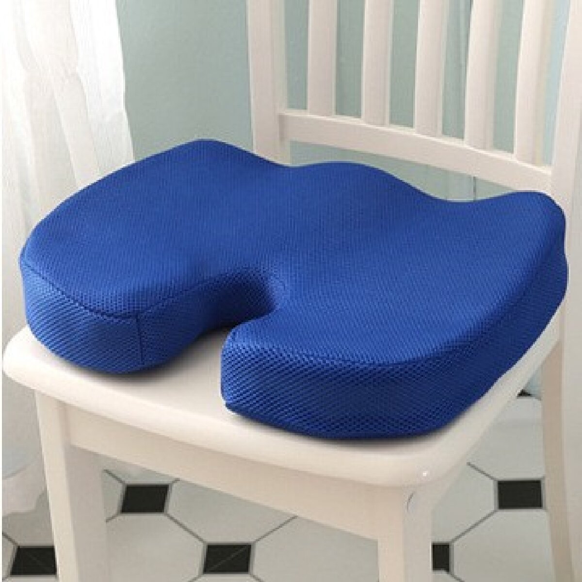 TK Cojín Ergonómico De Memoria Para Oficina Y Estudiantes Alivio Para Varices Cojín De Silla Anti-Sedentarismo Material De Poliéster Relleno De Espuma De Memoria Estilo Moderno Lavable