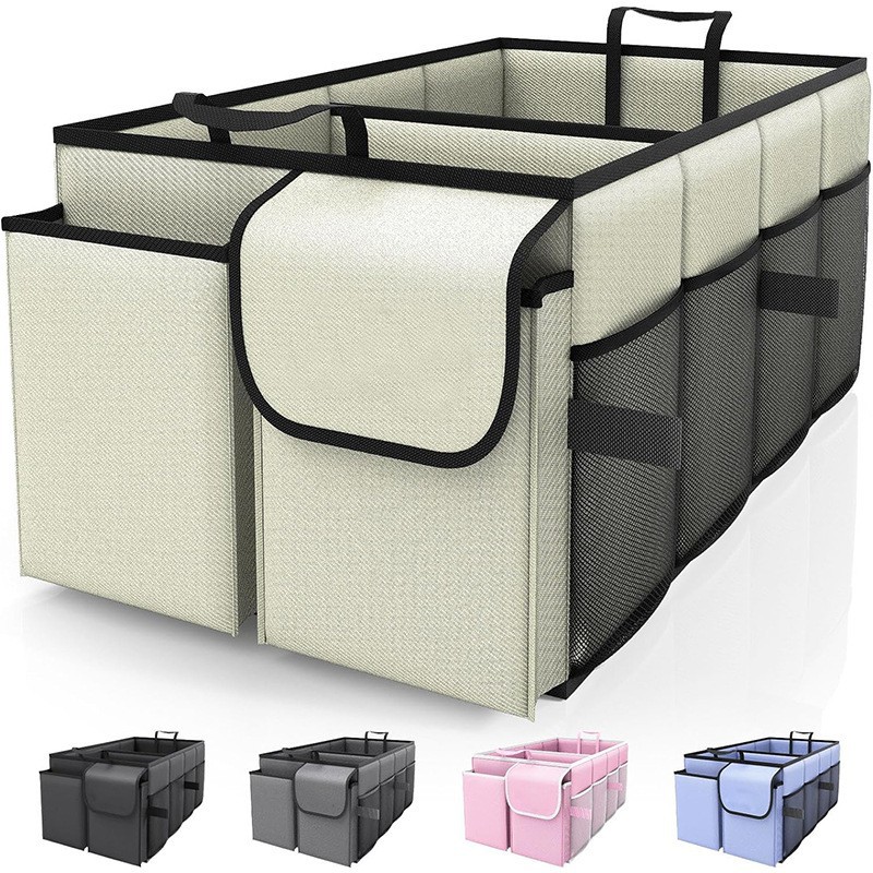 TK Caja de almacenamiento para maletero de coche plegable de gran capacidad, caja de almacenamiento para coche, caja de almacenamiento, suministros para coche, almacenamiento para maletero