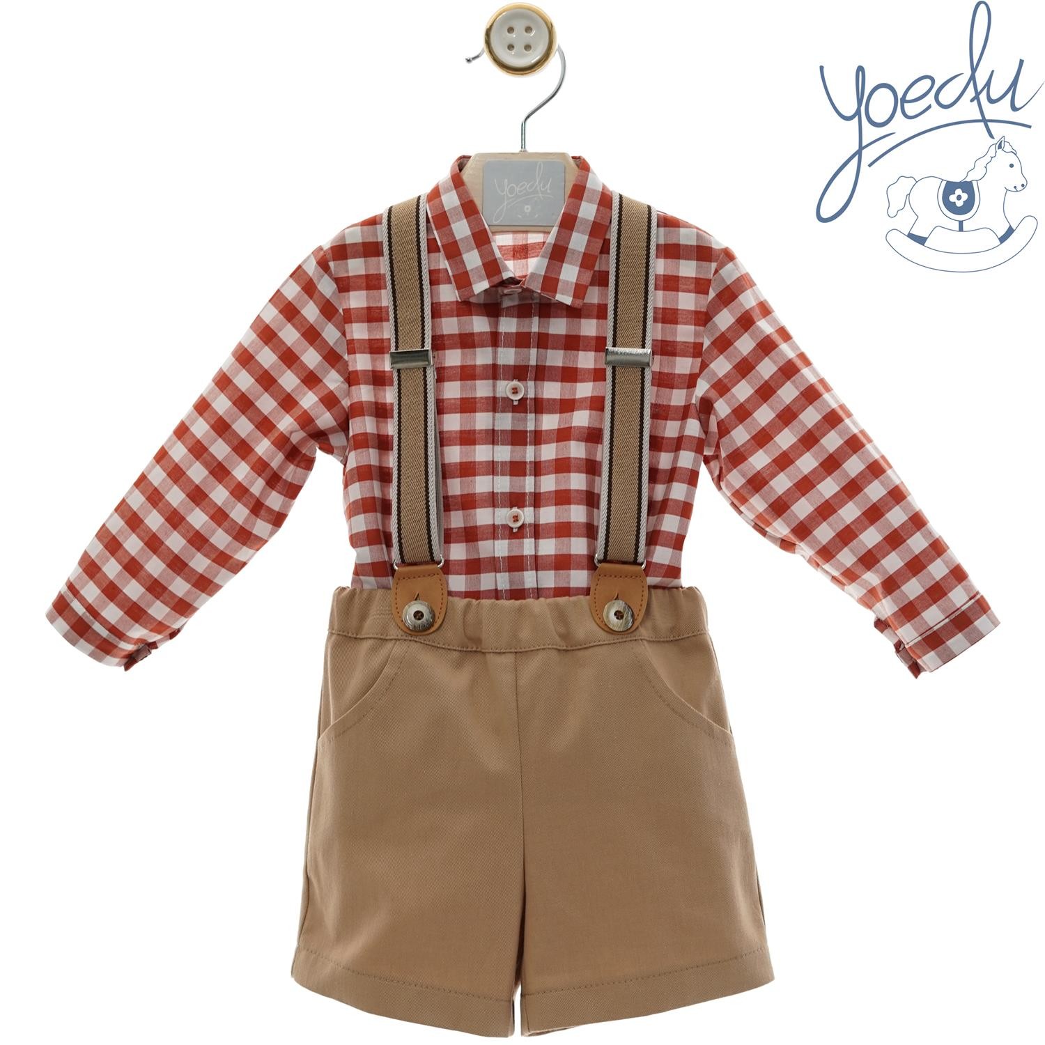 yoedu - Conjunto de ropa para bebé varón, ideal para recién nacidos y lactantes, cómodo y suave, estilo moderno