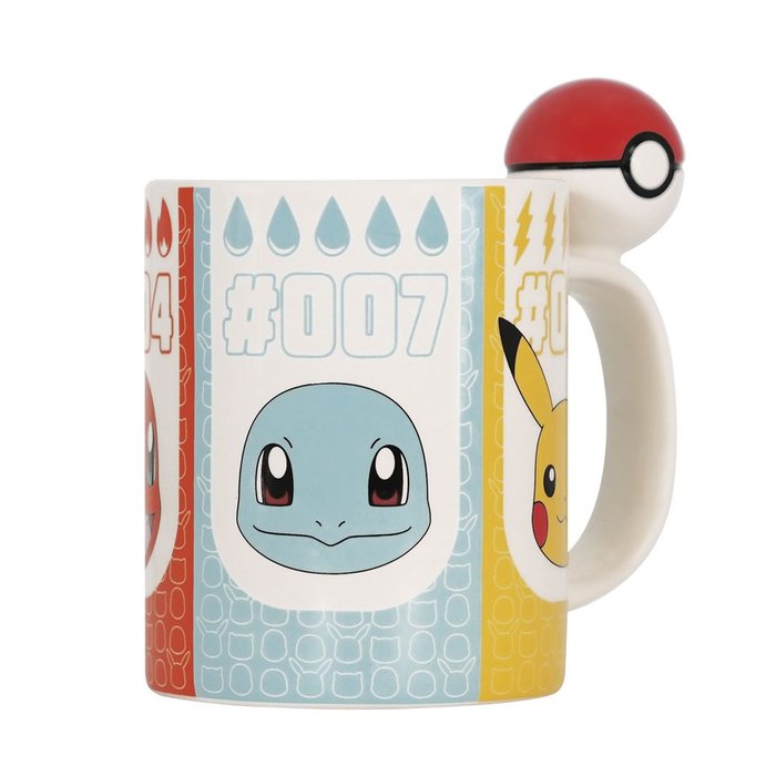 ABYSSE TAZA ASA 3D POKEBALL POKEMON CAJA:2 unidades  POKEMON 14x14x12 Cms.
