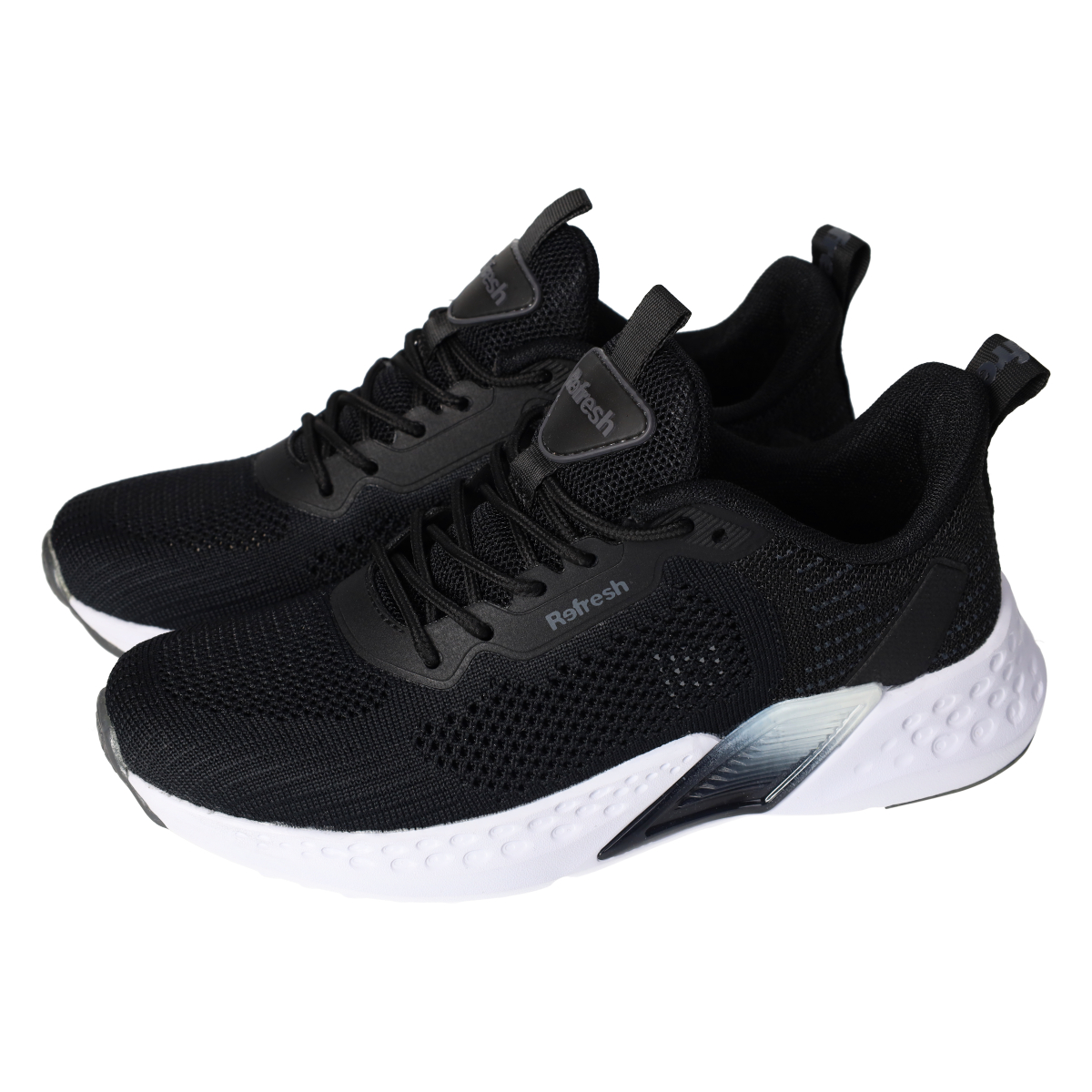 Deportivos marca REFRESH para mujer en color negro. DEPORTIVAS REFRESH