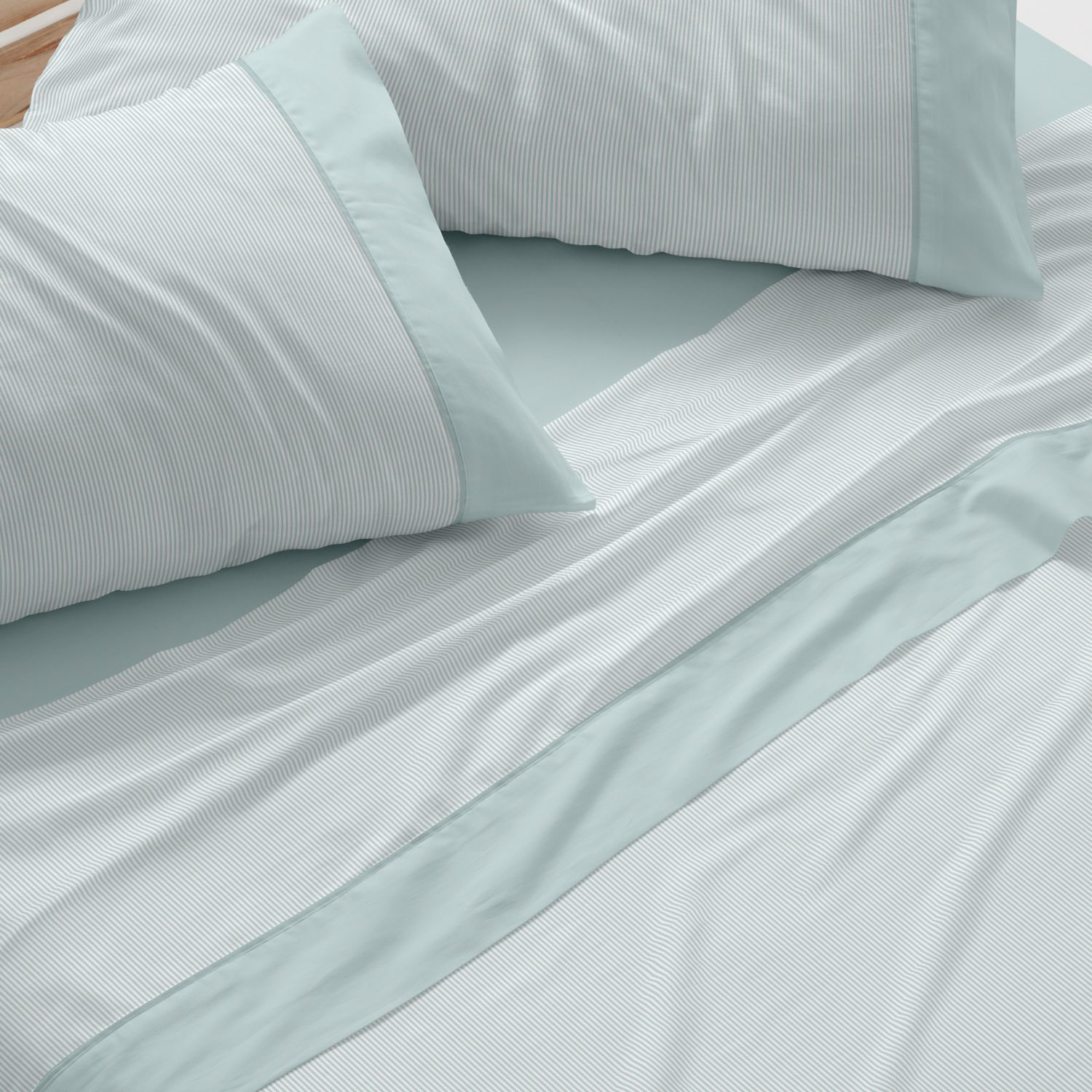 Juego sábanas Diseño 297. BURRITO BLANCO. Incluye sábana encimera, bajera y 1/2 fundas de almohadas. Estampado de rayitas.Disponible envarios colores. 50% Algodón - 50% Poliéster. Tamaños 80, 90, 105, 120, 135, 150, 160 y 180 cm
