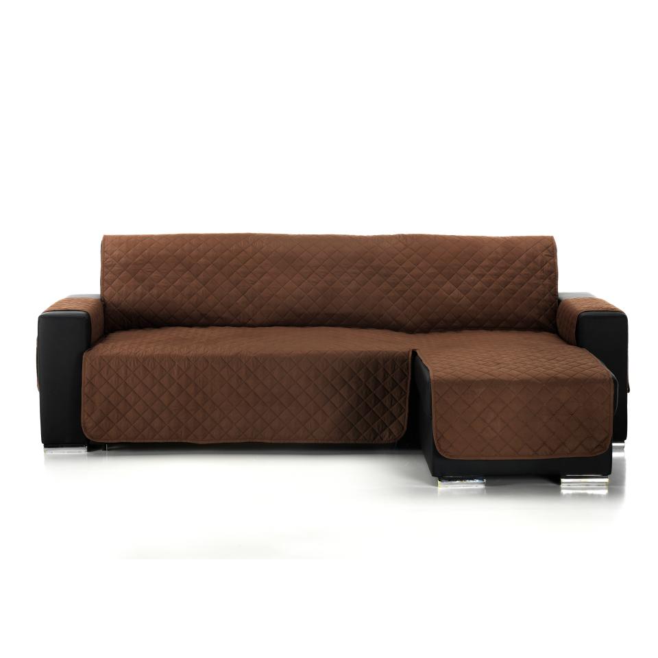 NEW & Almeritex 2000 Cubre Sofa Chaise Longue Reversible - Protector Sofá-Acolchado Sofá-Fácil de Limpiar y Transpirable
