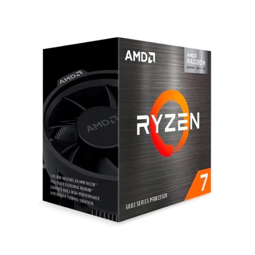 AMD - Procesador Ryzen 7 5700 AM4 BOX+Disi con arquitectura Zen 3, 8 núcleos y 16 hilos para ordenadores de escritorio